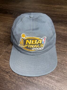 VTG Y2K 2000 NBA FINALS ADJUSTABLE HAT ! Los Angeles Lakers KOBE